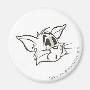 Tom Sleepy Cat Magnet