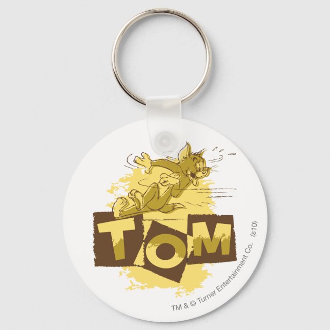 Tom Sliding Stop Keychain (Front)