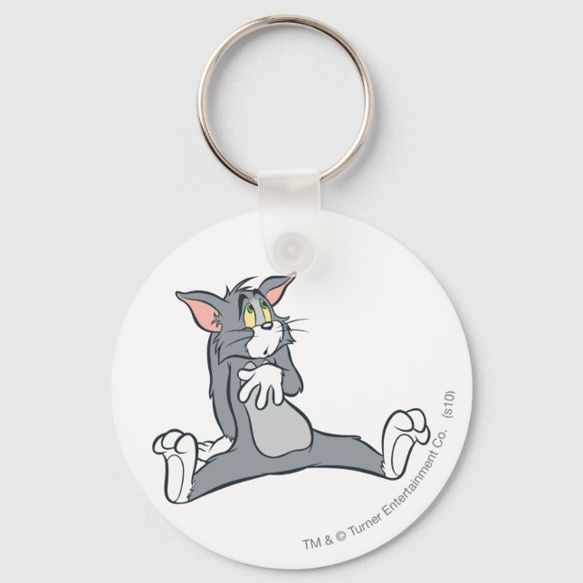 Tom Sulking Keychain (Front)