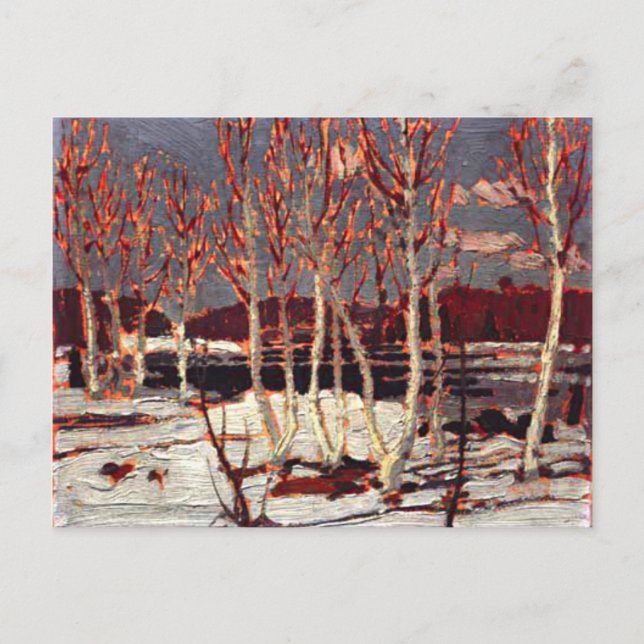 Tom Thomson - April in Algonquin Postcard (Front)