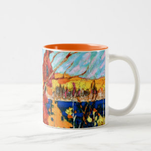 Tom Thomson - Autumn Foliage Two-Tone Coffee Mug