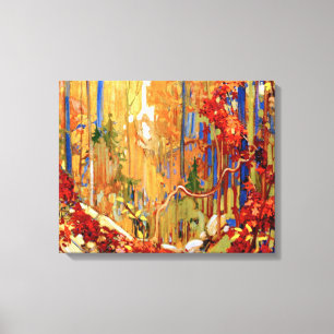 Tom Thomson - Autumn's Garland Canvas Print