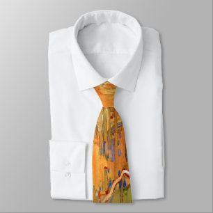 Tom Thomson - Autumn's Garland, famous painting Tie