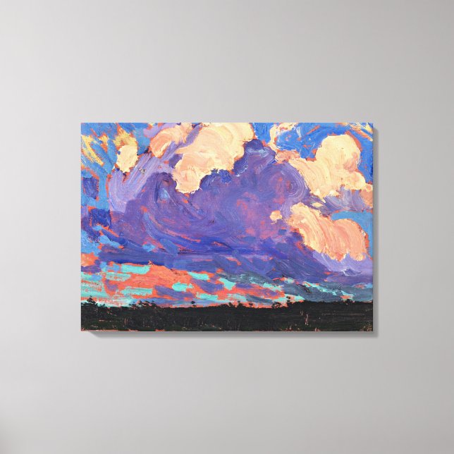 Tom Thomson - Evening Cloud Canvas Print (Front)