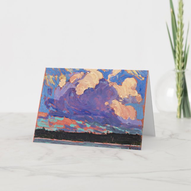 Tom Thomson - Evening Cloud Card (Front)