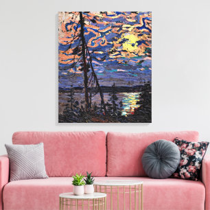 Tom Thomson - Moonlight Canvas Print