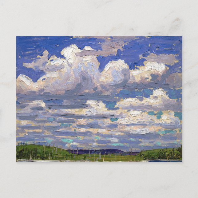 Tom Thomson painting, Summer Day Postcard (Front)