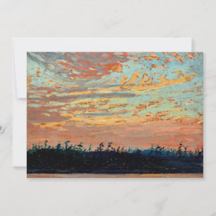 Tom Thomson - Sunset Sky Card