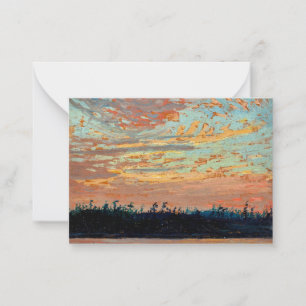 Tom Thomson - Sunset Sky Card