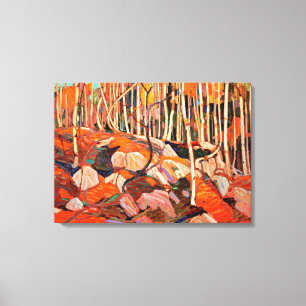 Tom Thomson - The Birch Grove, Autumn Canvas Print