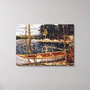 Tom Thomson - The Canoe Canvas Print