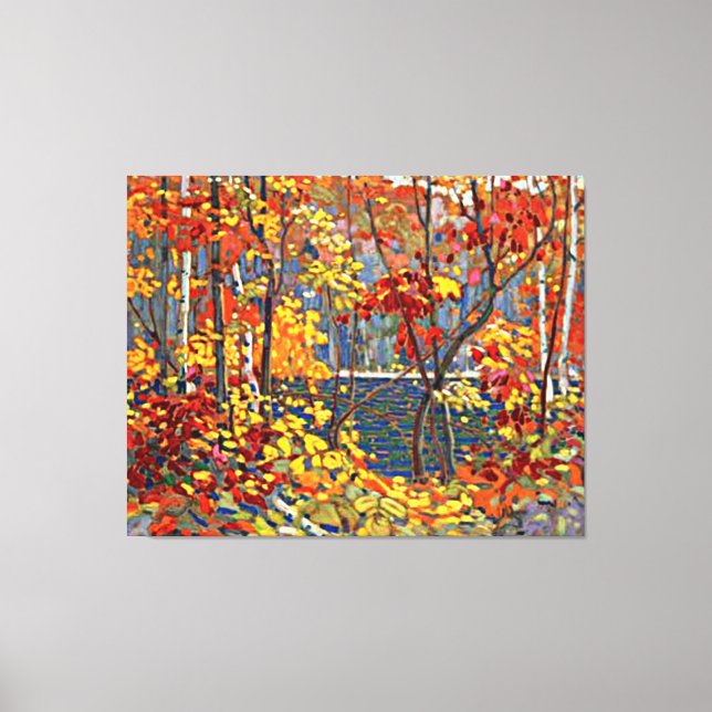 Tom Thomson - The Pool, popular painting, Canvas Print (Front)