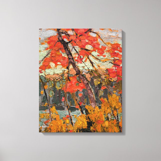 Tom Thomson - Twisted Maple Canvas Print (Front)