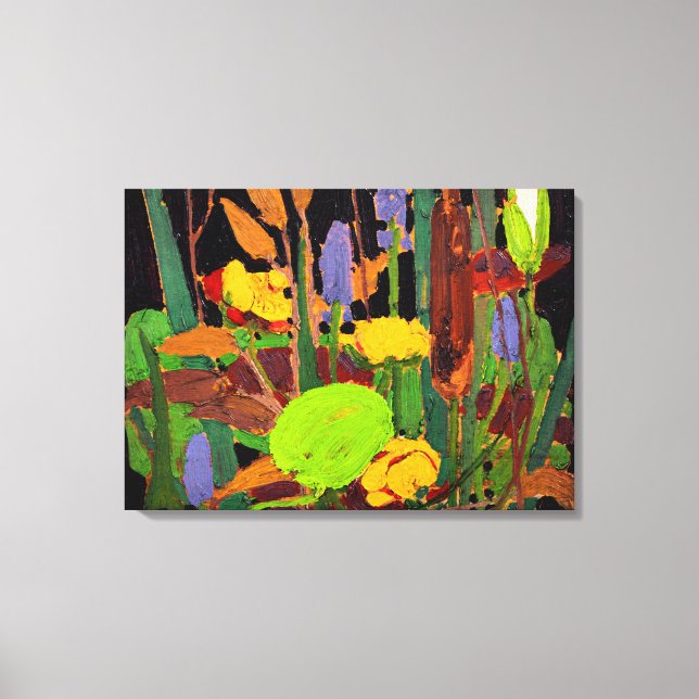 Tom Thomson - Water Flowers Canvas Print (Front)