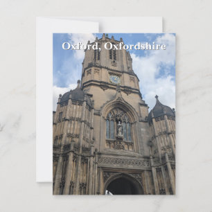 Tom Tower – Christ Church, Oxford Postcard