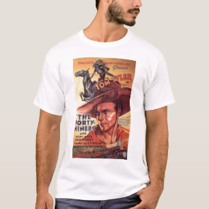 Tom Tyler 1932 T-shirts vintages d'affiche de film