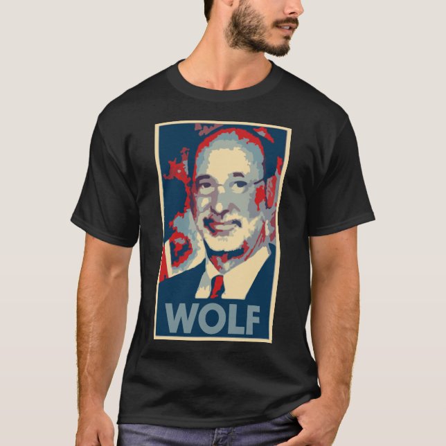 Tom Wolf Poster Political Parody T-Shirt (Front)