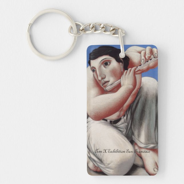 Tom X. Exhibition San Francisco Keychain (Front)