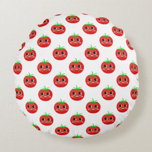 Tomahto Round Pillow
