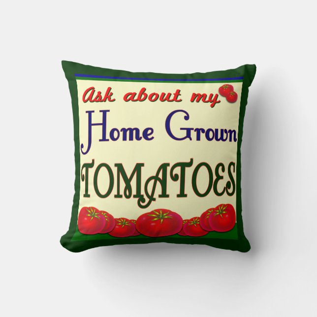 Tomate domestique dit Gardener Coussin (Recto)
