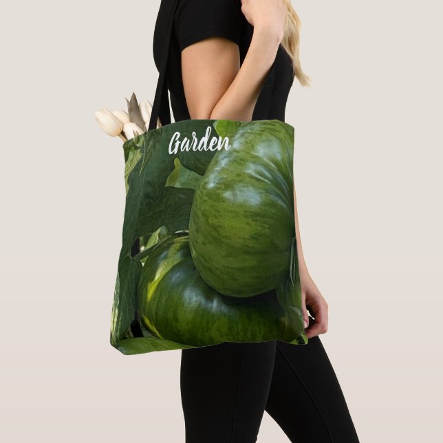 TOMATE VERTE VÉGÉTABLE GRAND SAC CADEAU (De près)