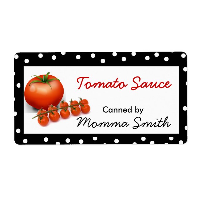 Tomates Étiquettes de canne personnalisés (Devant)