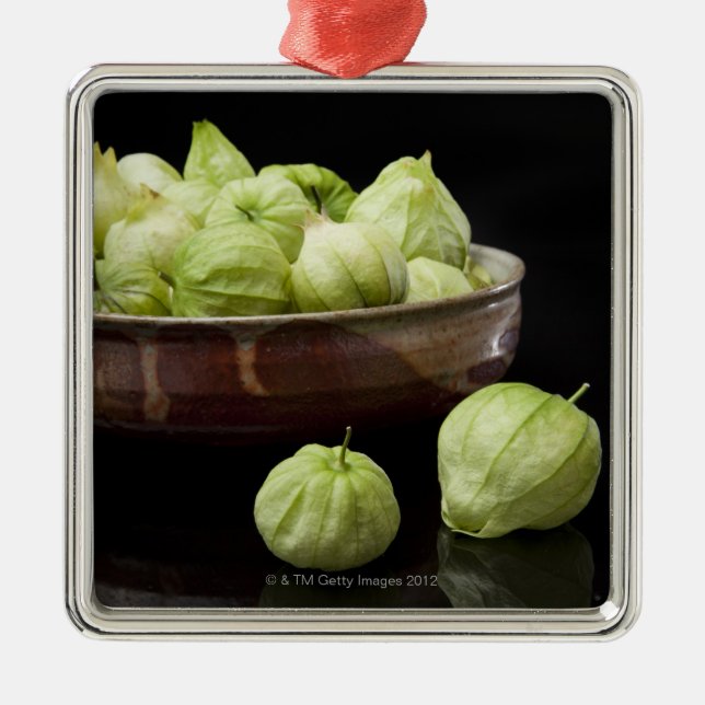 Tomatillos Metal Ornament (Front)