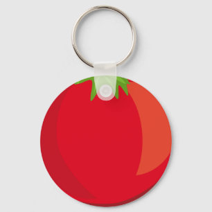 Tomato 2.25" Basic Button Keychain