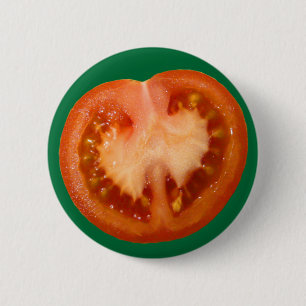 Tomato 2 Inch Round Button