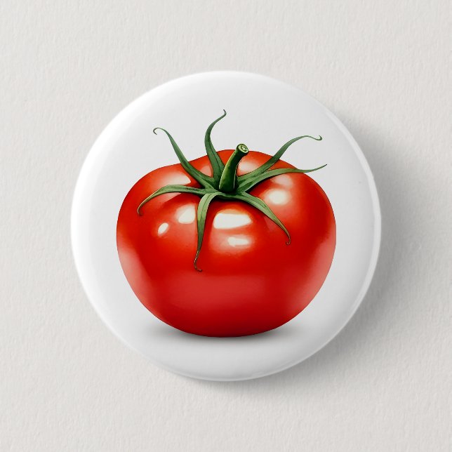 Tomato 2 Inch Round Button (Front)