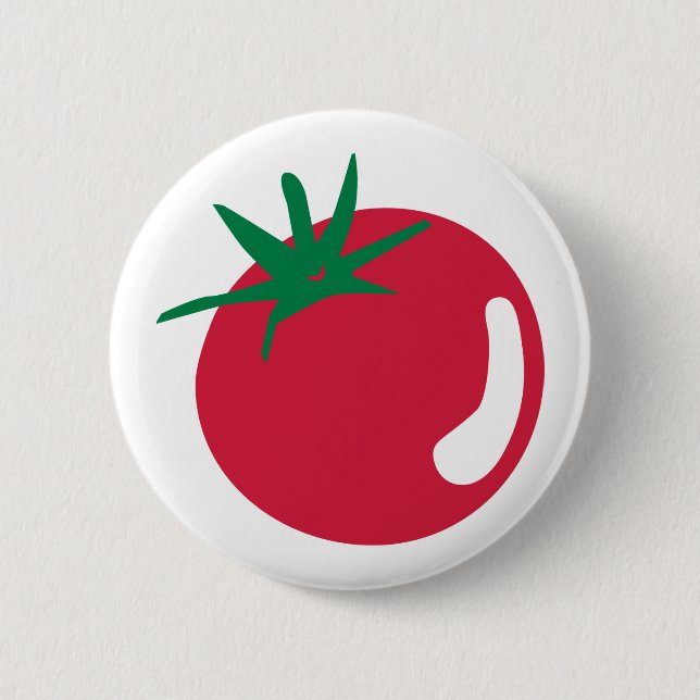 Tomato 2 Inch Round Button (Front)