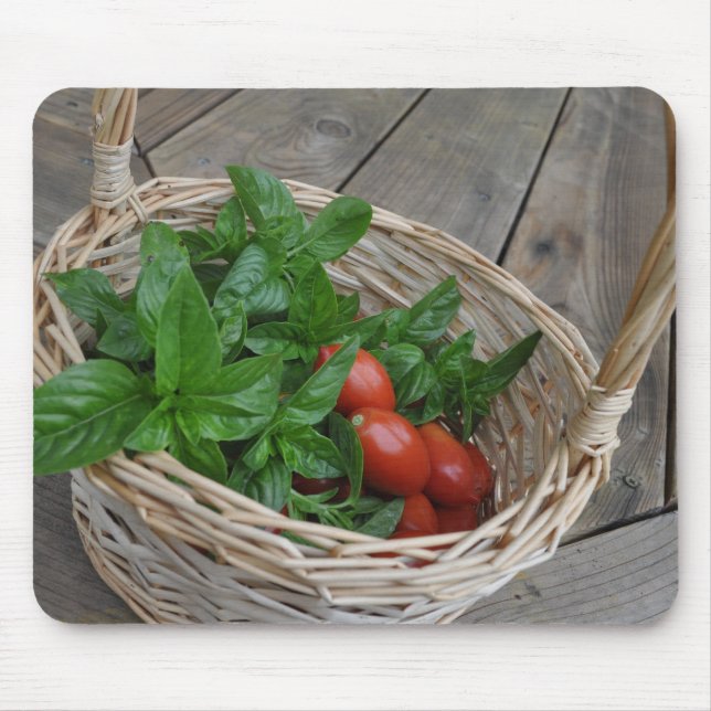 Tomato and Basil Dreams Mouse Pad (Front)