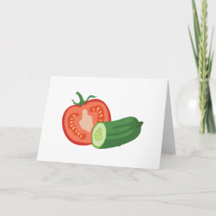 Tomato And Cucumber Card