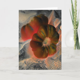 "Tomato and Lace" Digitally Altered Still Life Card
