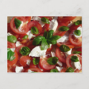 Tomato and Mozzarella Salad Postcard
