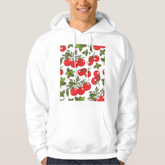 Tomato Basil Seamless Kitchen Pattern Hoodie