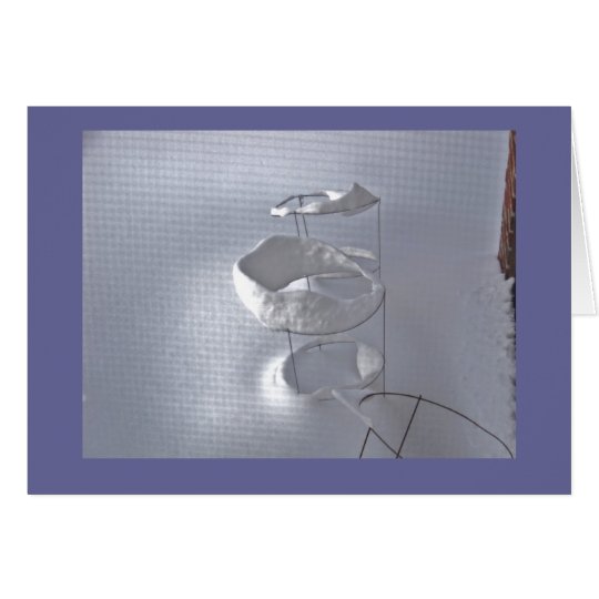 Tomato Cage in Winter Card