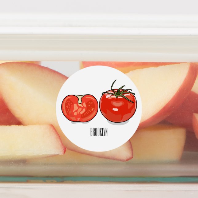 Tomato cartoon illustration  (Affixed)