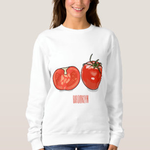 Tomato cartoon illustration sweatshirt