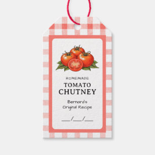 Tomato Chutney Preserve Gift Tags