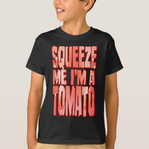 Tomato Costume Funny Halloween Fruit Slice Squeeze T-Shirt