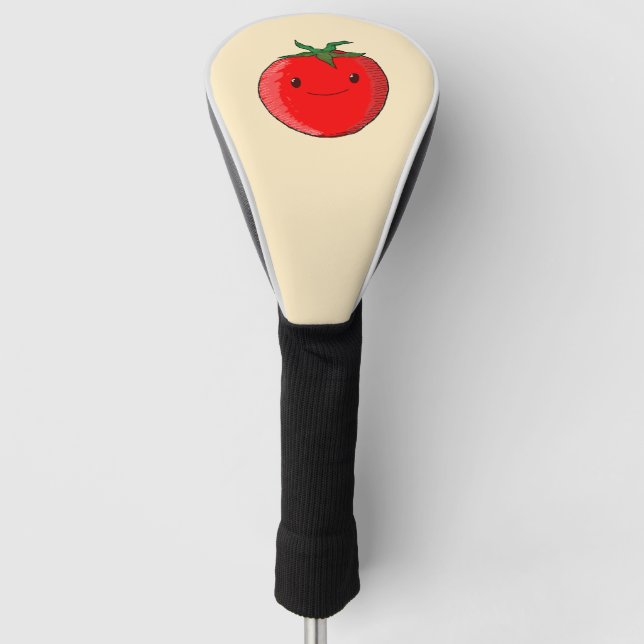 Tomato Drawing Custom Golf Head Cover (Front)