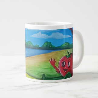 Tomato friends painting mug