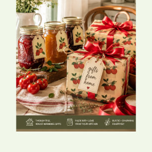Tomato Garden Kitchen Gift Wrapping Paper