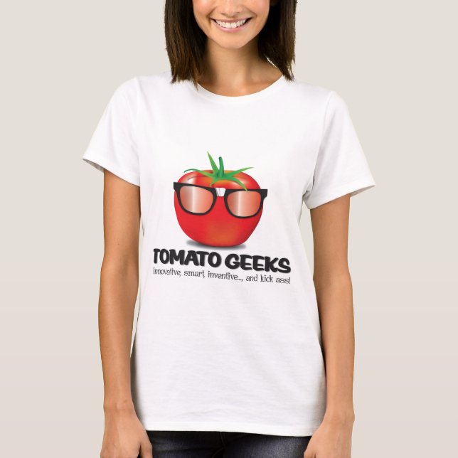 Tomato Geek Stuff T-Shirt (Front)