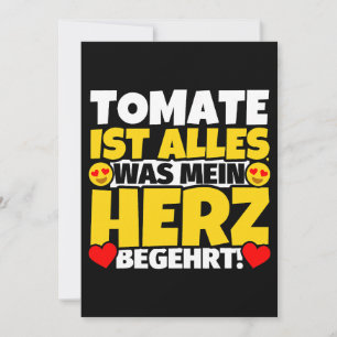 Tomato gifts for tomato lovers invitation