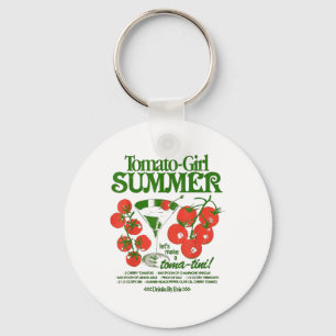 Tomato Girl Summer Tomato Fresh Fruit Trendy Aesth Keychain
