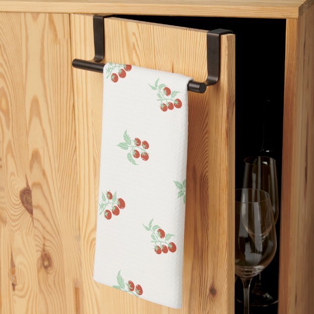 Tomato Grove Green House Brunch Kitchen Towel (Thirds Fold)