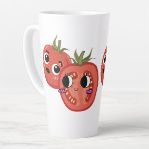 Tomato in Awe  Latte Mug