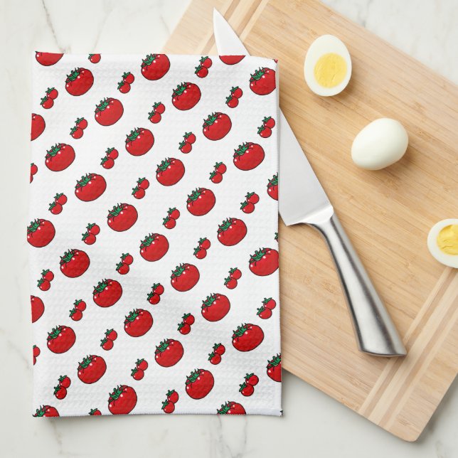 Tomato Kitchen Towel (Quarter Fold)